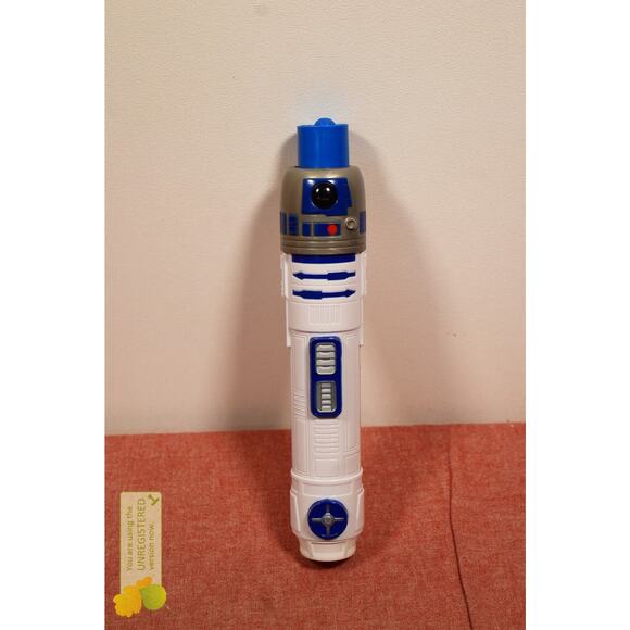 Star Wars R2-D2 Plastic Extendable Lightsaber - Picture 1 of 4